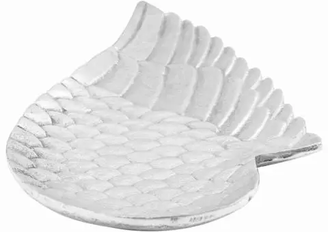 Coșuri de fructe, 2 buc., argintiu, 40x18x4 cm, aluminiu - 4/5