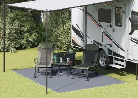 Accesoriu cort Albastru-gri Poliester 250 x 350 cm Accesoriu cort - 1/5