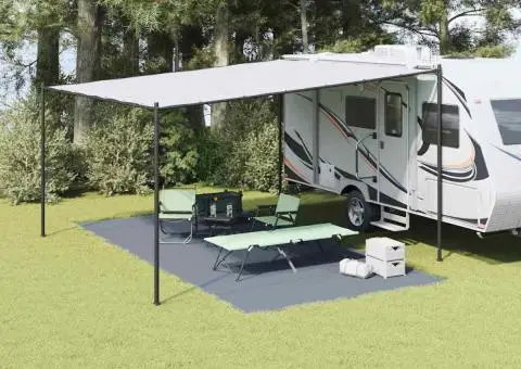 Accesoriu cort Albastru-gri Poliester 300 x 600 cm - 1/5