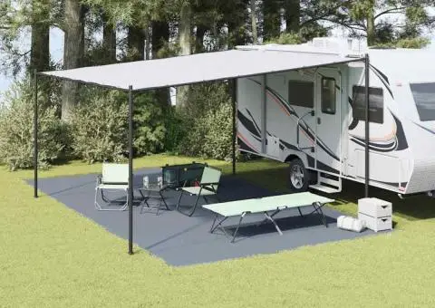 Accesoriu pentru cort Albastru-gri Poliester 400 x 700 cm - 1/5