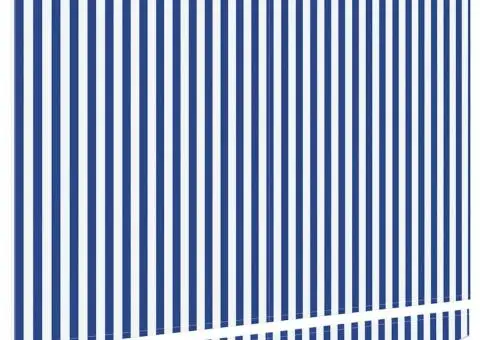 Țesătură de Înlocuire pentru Marchiză pentru Cadru de 2.5 x 2 m - Albastră și Albă - 4/5