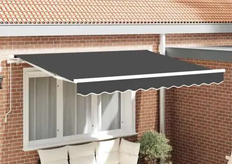 Țesătură de înlocuire pentru markiză pentru cadru 3.5x2 m Antracit - 1/5