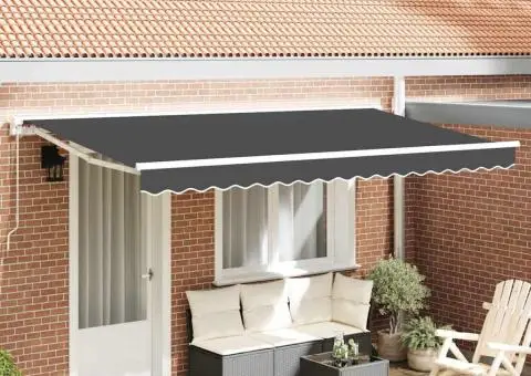 Material de Înlocuire pentru Marchiză pentru Cadru de 4x2 m Antracit - 1/5