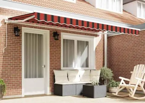 Material de Înlocuire pentru Marchiză pentru Cadru 4x2 m cu Dungi Multicolore - 3/5