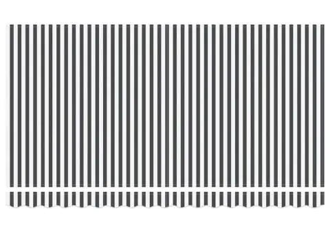 Țesătură de înlocuire pentru marchiză 4x2 m în antracit și alb - 5/5