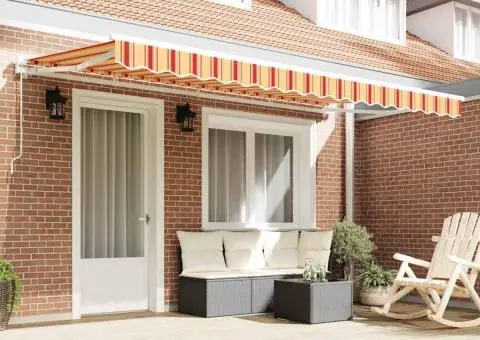 Material pentru Înlocuirea Marchizei pentru Cadru 4x2 m cu Model Multicolor - 3/5