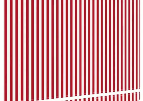 Țesătură pentru Marchiză pentru Cadru de 3.5x2 m Roșie și Albă - 4/5