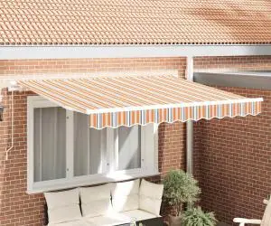 vidaXL Fabrică de Marchiză de Înlocuire pentru Cadru de 3x2 m cu Dungi Multicolore