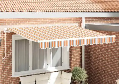 Teflon pentru a înlocui marchiza pentru cadru de 3.5x2m Dungi multicolore - 1/5