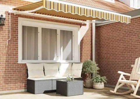 Țesătură de schimb pentru marchiză pentru cadru de 2.5x2 m cu dungi multicolore - 3/5