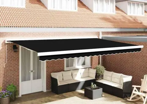 Material de schimb pentru marchiză pentru cadru de 5x3,5 m Negru - 1/5