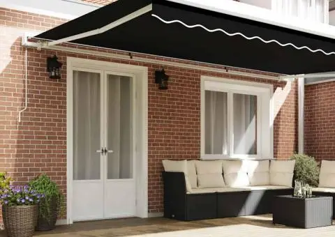 Material de schimb pentru marchiză pentru cadru de 5x3,5 m Negru - 3/5