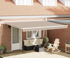 vidaXL Material de Obloane pentru Cadru de 4.5x3 m Bej