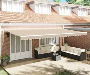 vidaXL Marchiză de Înlocuire 6x3 m Bej