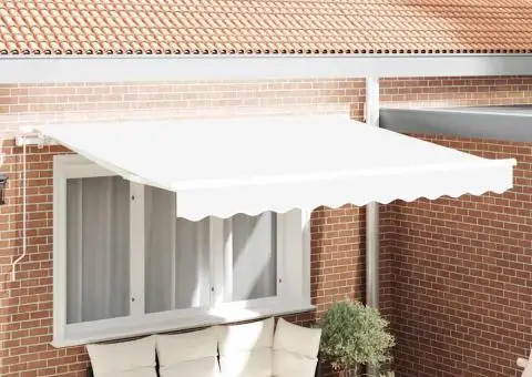 Tela de înlocuire pentru marchiză pentru cadru de 2.5x2 m Alb - 1/5