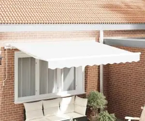vidaXL Țesătură de Înlocuire pentru Marchează 3.5x2.5 m Alb