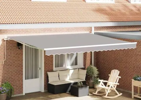 Material de schimb pentru marchiză pentru cadru de 4.5x3.5 m gri deschis - 1/5