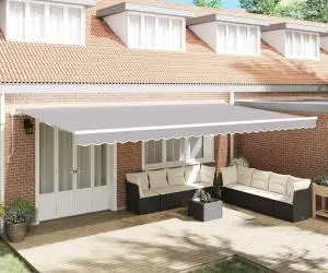vidaXL Țesătura de Înlocuire pentru Tarabă pentru Cadru de 6x3 m Gri Deschis
