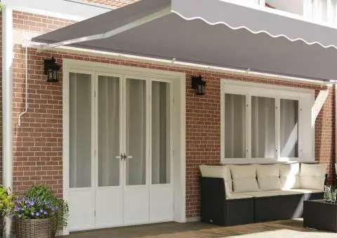 Țesătura de Înlocuire pentru Tarabă pentru Cadru de 6x3 m Gri Deschis - 3/5