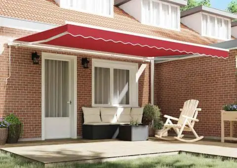 Material de Înlocuire pentru Marciză pentru Cadru de 4.5x3 m Roșu - 3/5