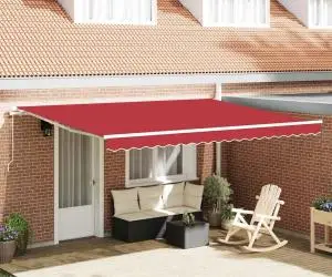 vidaXL Material de Înlocuire pentru Marchiză pentru Cadru de 4.5x3.5 m Roșu