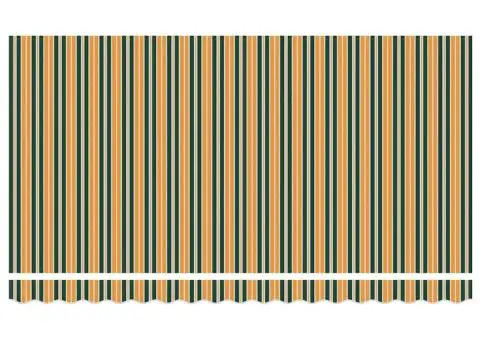 Tela de schimb pentru marchiză pentru cadru de 4x2 m Verde și Galben - 5/5