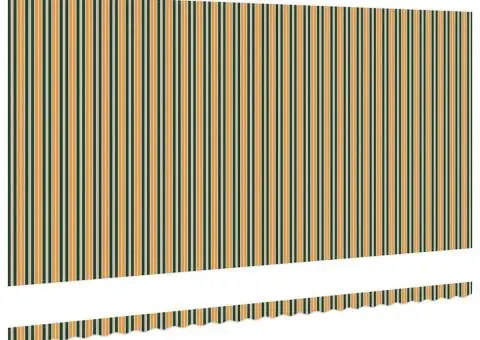 Țesătură pentru înlocuirea marchizei pentru cadru de 6x3 m Verde și Galben - 4/5