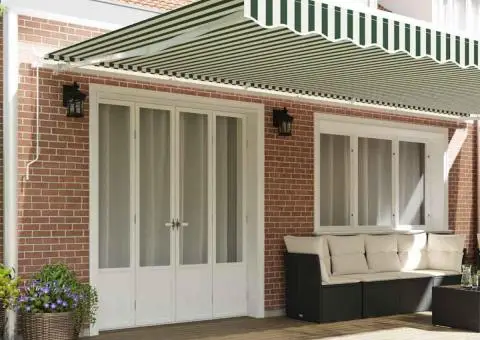 Material de schimb pentru marchiză pentru cadrul de 6x3 m Verde și Alb - 3/5