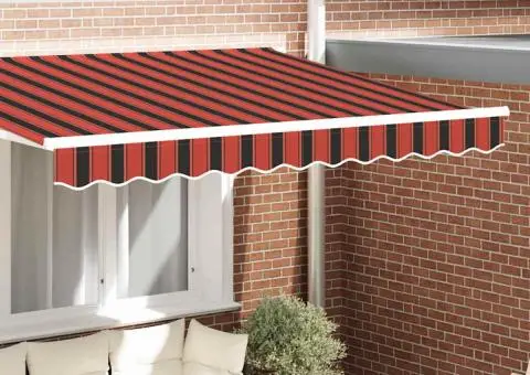 Cadru de marchiză cu draperie de 3 m, multicolor 2.8x0.2 m - 1/5