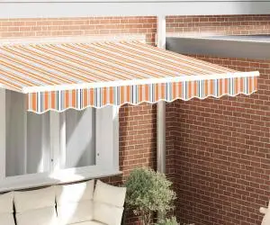 vidaXL Cortină de umbră pentru cadru de 2.5 m, multicolor 2.3x0.2 m