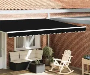 vidaXL Obloane pentru șanturi de 4.5m Negru 4.3x0.2m