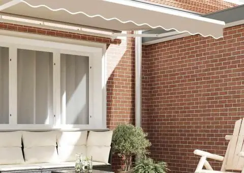 Mână de umbră pentru cadru de 3 m Bej 2.8x0.2 m - 3/5