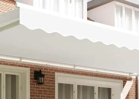 Cadru pentru Marchize de 6 m Alb 5.8x0.2 m - 3/5