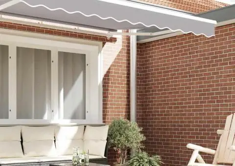 Marchiză Valanță pentru Cadru de 2.5m, Gri Deschis, 2.3x0.2m - 3/5