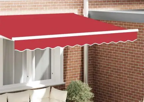 Valanță pentru pergolă de 2.5 m, roșie, 2.3x0.2 m - 1/5