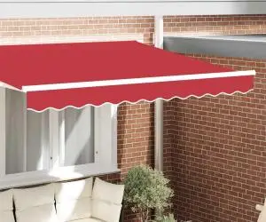 vidaXL Valanț pentru Marchiză de 3 m Roșie 2.8x0.2 m