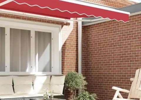 Valanț pentru Marchiză de 3 m Roșie 2.8x0.2 m - 3/5