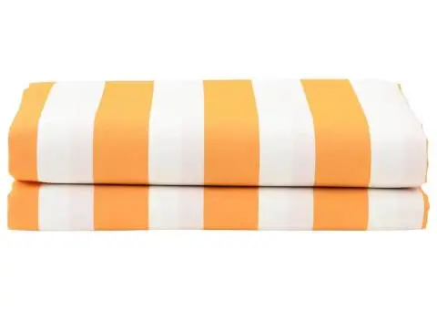 Material pentru umbrela de schimb Galben și Alb 10x1.6 m - 2/5