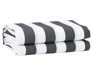 vidaXL Material de înlocuire pentru marchiză Antracit și alb 3 x 2 m