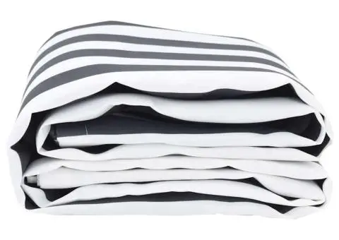 Material de înlocuire pentru marchiză Antracit și alb 3 x 2 m - 3/5