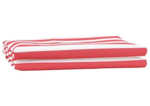 Țesătură de înlocuire pentru marchize roșie și albă 10x1.6 m - 1/5