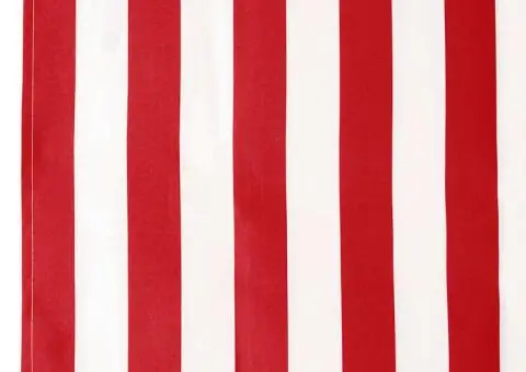 Țesătură de înlocuire pentru marchize roșie și albă 10x1.6 m - 4/5