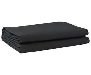 vidaXL Țesătură de schimb pentru awning Negru 10x1.6 m