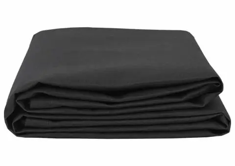 Țesătură de schimb pentru awning Negru 10x1.6 m - 3/5