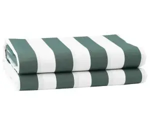 vidaXL Țesătură pentru înlocuirea marchizei Verde și Alb 10x1.6 m