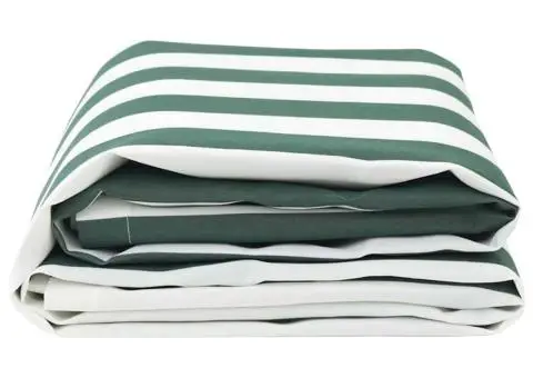 Țesătură pentru înlocuirea marchizei Verde și Alb 10x1.6 m - 3/5