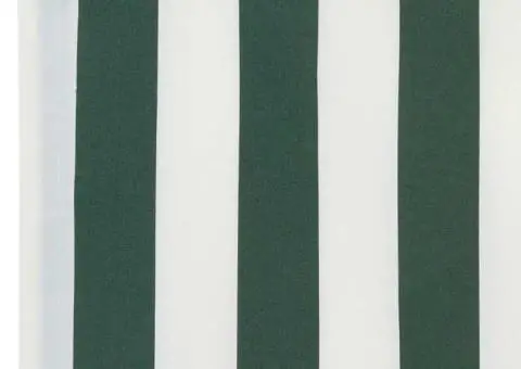 Țesătură pentru înlocuirea marchizei Verde și Alb 10x1.6 m - 4/5