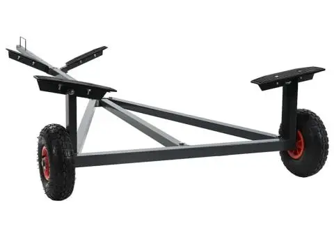 Remorcă pentru barcă, 212-302 cm, lungime reglabilă 160 kg oțel - 4/5
