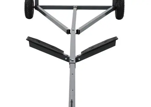 Remorcă pentru barcă, 212-302 cm, lungime reglabilă 160 kg oțel - 5/5