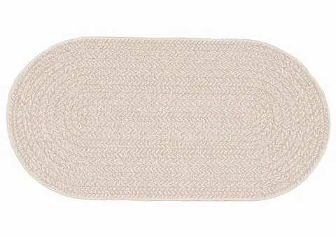 Covor Crem 100 x 200 cm PP - 2/5